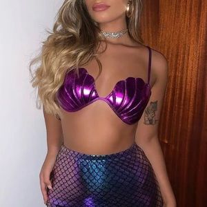 Mermaid bra top costume